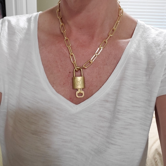 Louis Vuitton Jewelry - Louis Vuitton Padlock Necklace